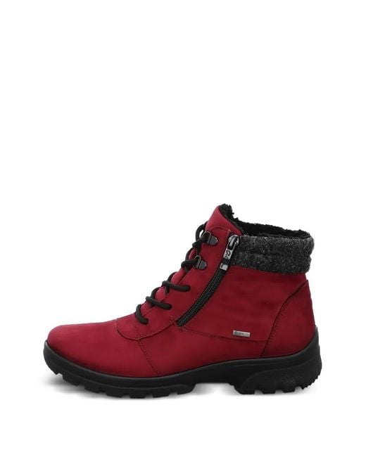 Ara Red Saas Ankle Boots