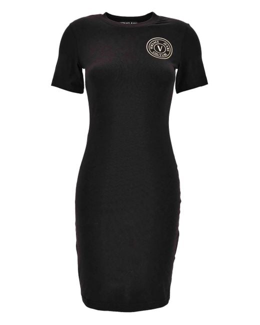 Versace Jeans Couture ショートスリーブ ドレス Black