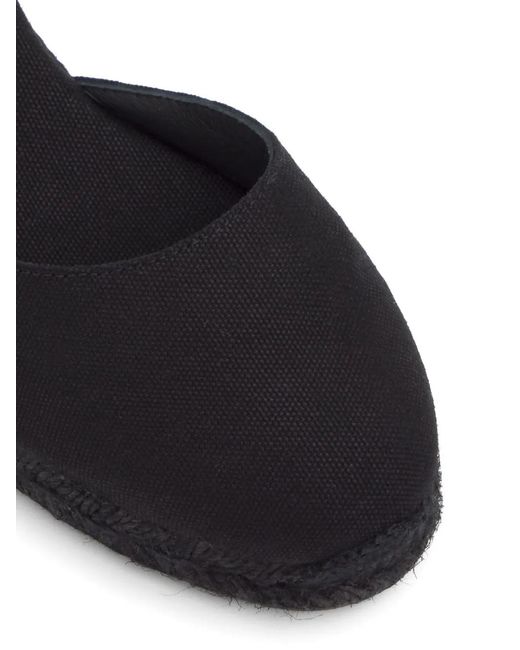 Castaner Black Carol Wedged Espadrilles
