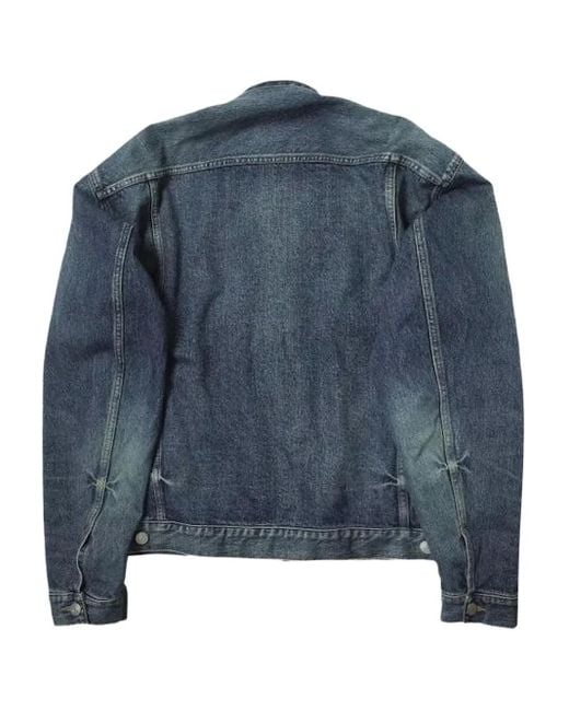 Maison Mihara Yasuhiro Blue Button-Up Jacket for men