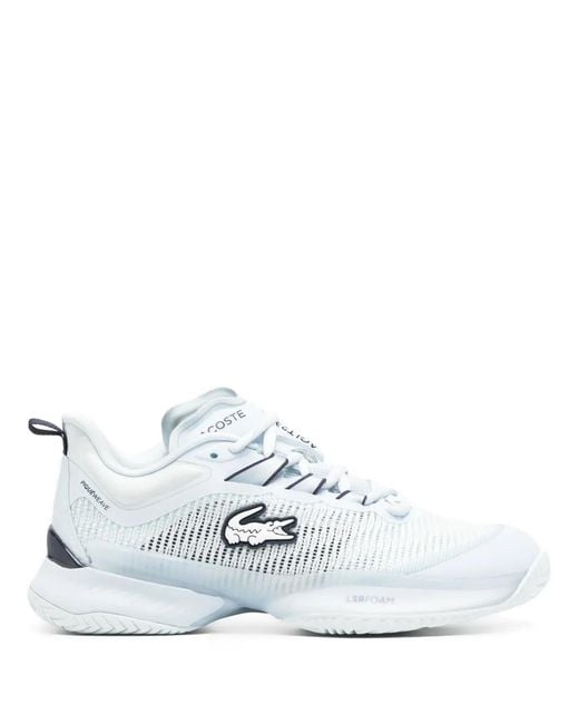Lacoste White Ag-Lt23 Ultra Tennis Shoes