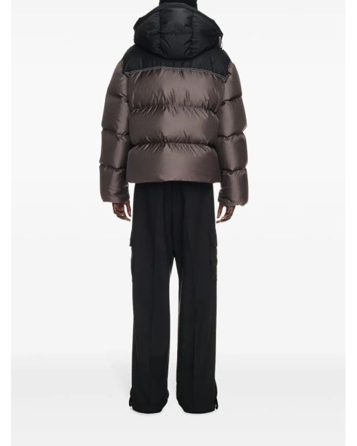 Off-White c/o Virgil Abloh Black Arrow Logo Patch Down Jacket for men