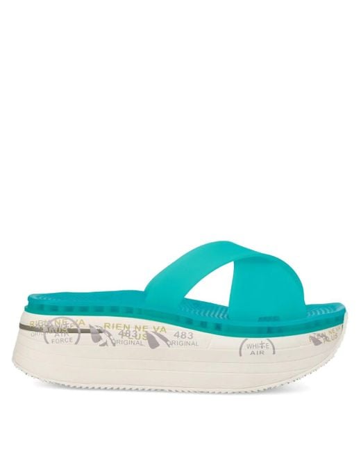 Premiata Blue Moura Pantoletten