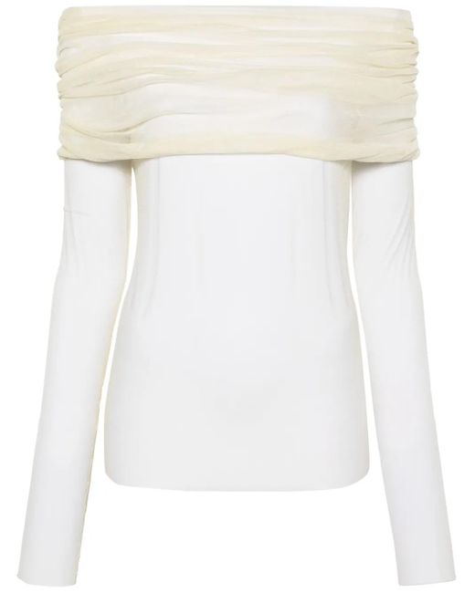 Christopher Esber Zijden Top in het White