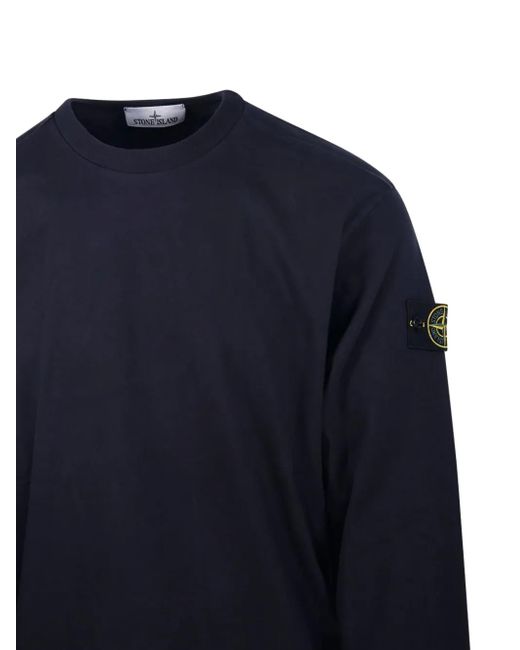 Stone Island メンズ ブルー クルーネック スウェットシャツ 【公式通販】