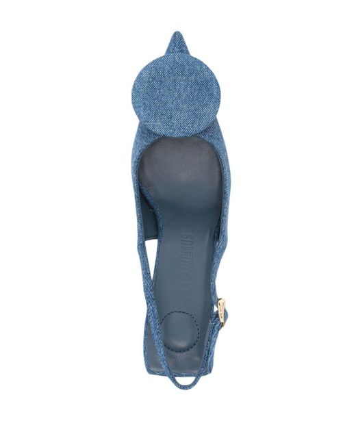 Chaussures à talon bottier 'les slingbacks duelo hautes' bleues - les classiques Jacquemus en coloris Blue