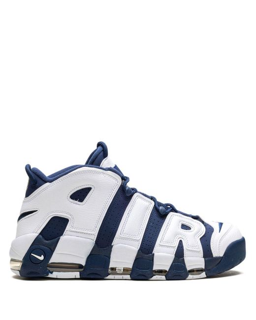 Nike Blue Air More Uptempo "Olympic" Sneakers for men