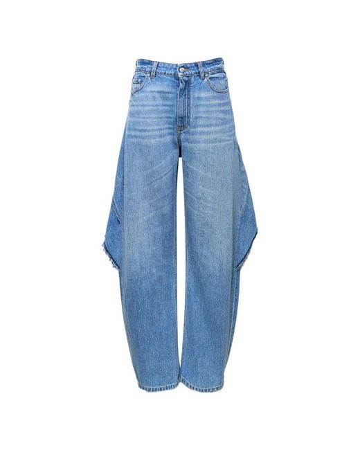 Stella McCartney Blue Pure.Tech Deconstructed Jeans