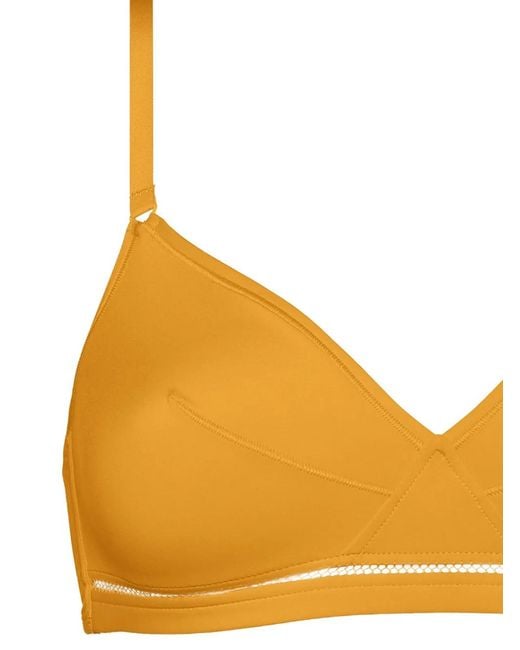 Eres Orange Lydia Soyeuse Wireless Triangle Bra