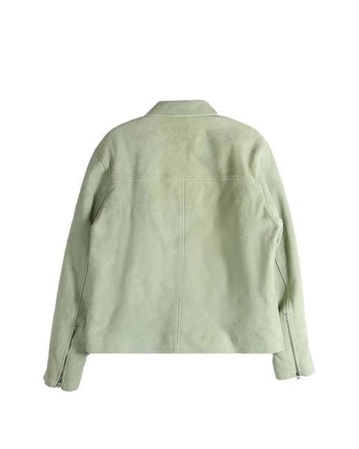 Stussy Green Bing Suede Jacket