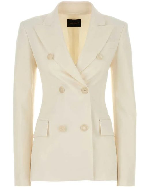 ANDAMANE Natural Gabardine Blazer