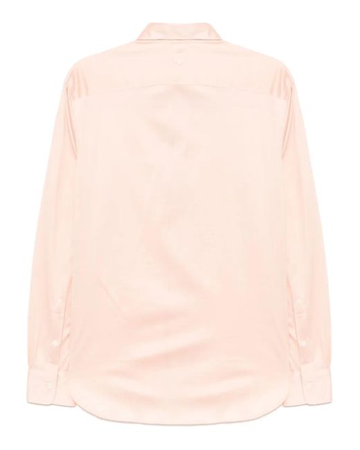 Canali Pink Button-Up Shirt for men
