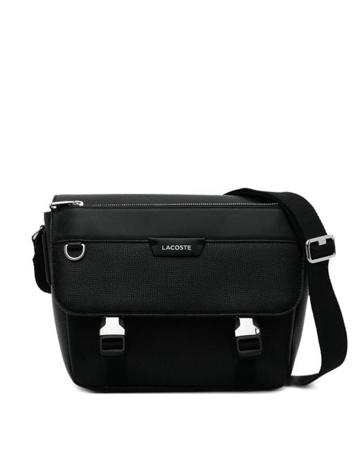 Lacoste Black Ossian Shoulder Bag for men