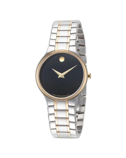 Movado Black Serio 26Mm Watch