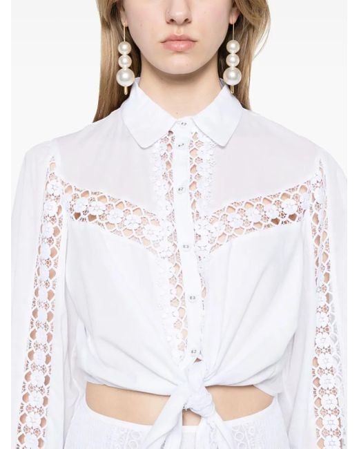 Charo Ruiz Devi Blouse in het White