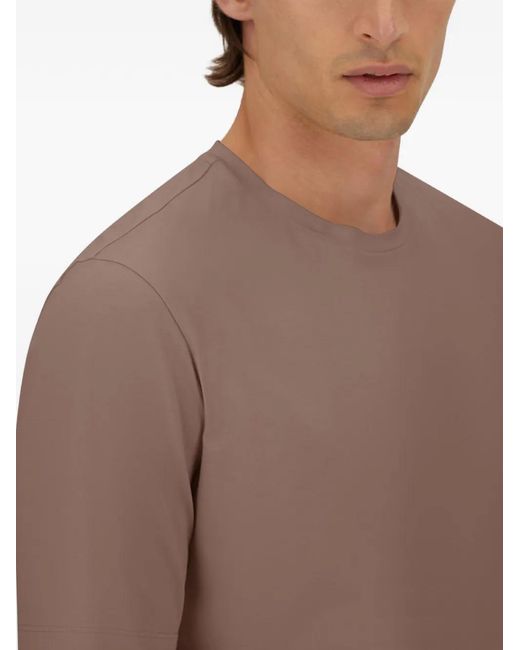 Herno Brown T-Shirt À Col Rond for men