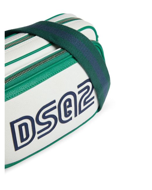 DSquared² Schultertasche mit Logo-Print in Green für Herren
