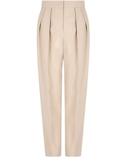 Giorgio Armani Natural Pleated Trousers