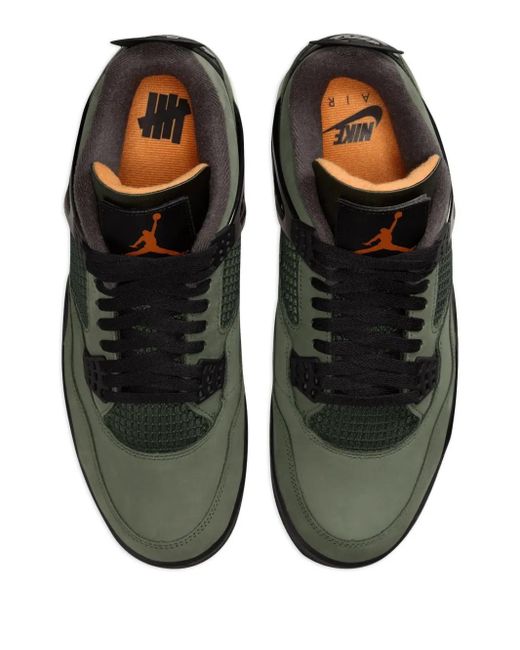 Zapatillas 4 Retro de x UNDEFEATED Nike de hombre de color Black