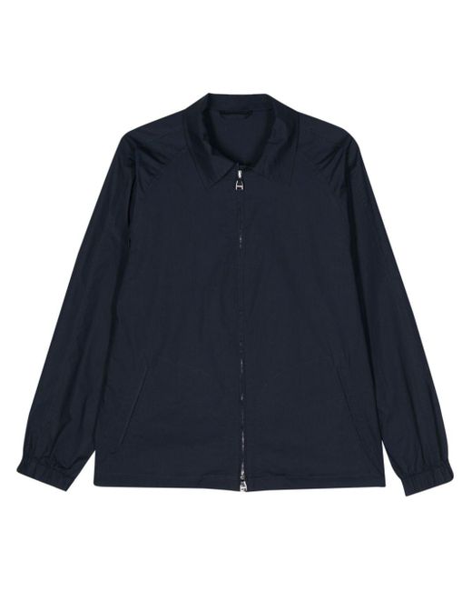 Valstar Blue Oliver Zip-up Shirt Jacket for men