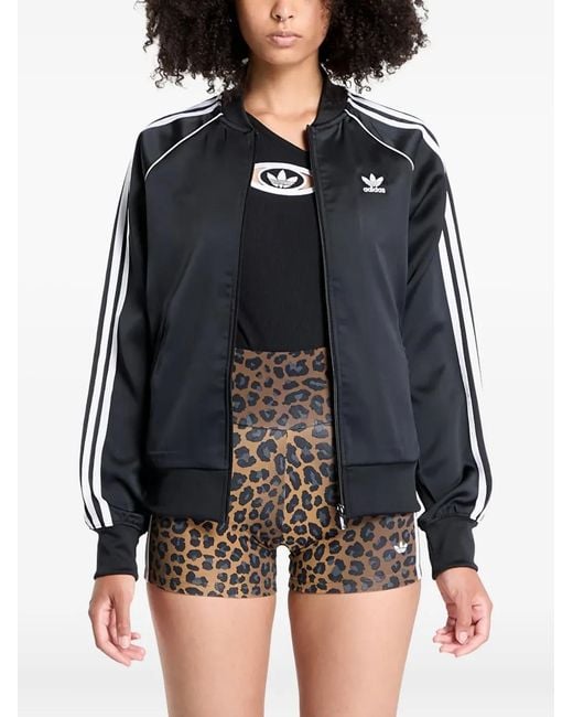 Adidas Black Sst Adicolor Zip-Up Sweatshirt