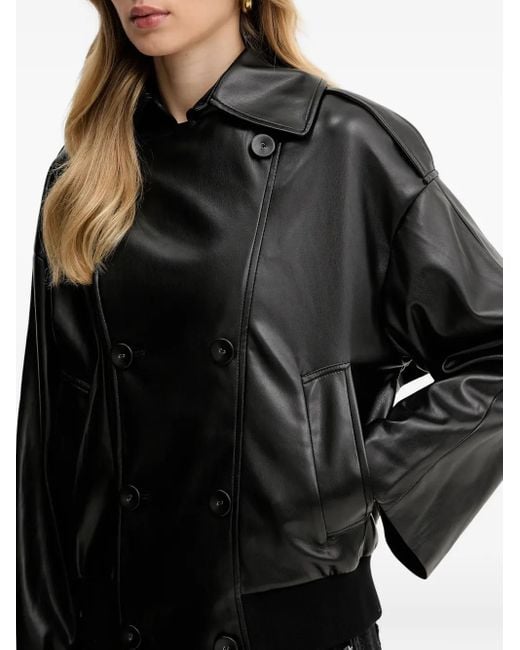 Chaqueta Con Doble Botonadura Silvian Heach de color Black
