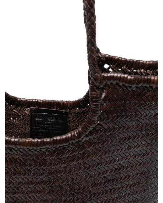 Dragon Diffusion Black Diagonal Triple Jump Tote Bag