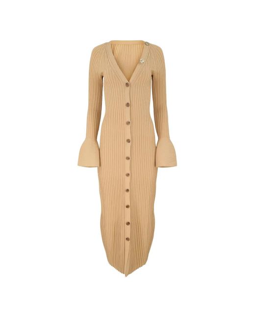 Alexis Natural Trisha Bell-Sleeve Midi Dress