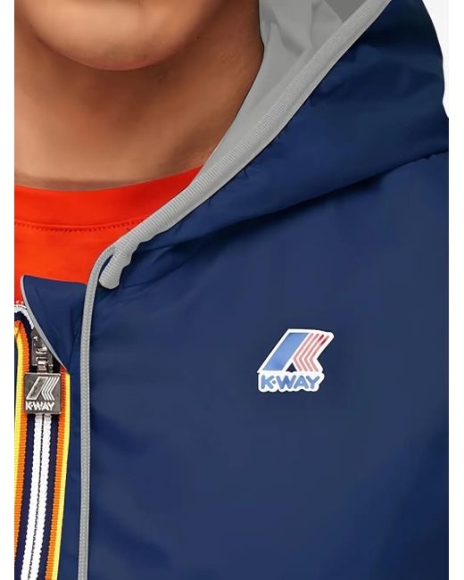 Veste Zippée À Capuche K-Way pour homme en coloris Gray