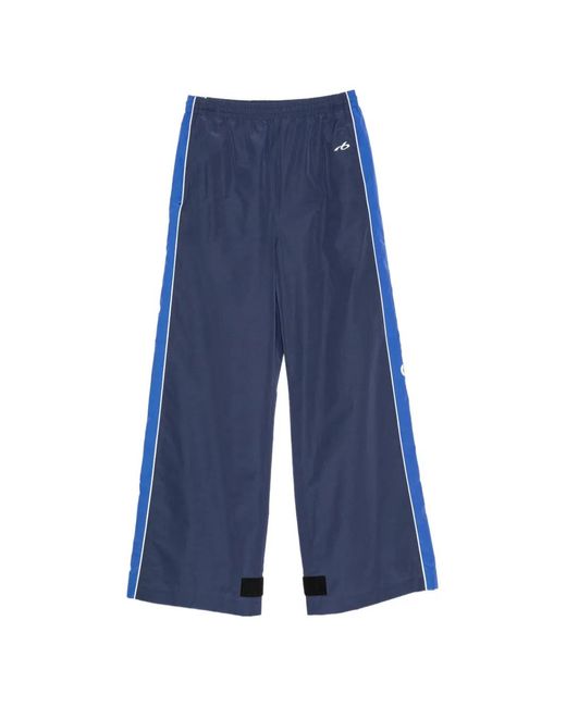 Balenciaga Blue Pantalon De Jogging À Détail De Logo
