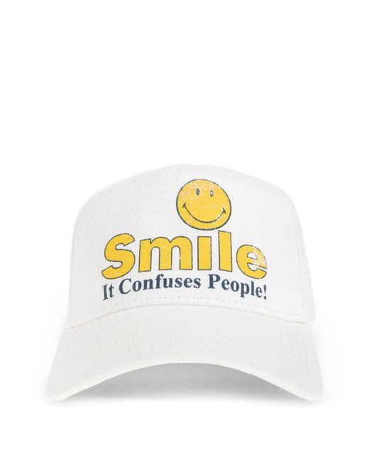 DSquared² White Smile Hat for men