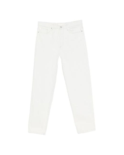 A.P.C. Straight Jeans in het White voor heren
