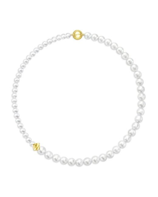 Collana M/G Square Leaf di Tasaki in White
