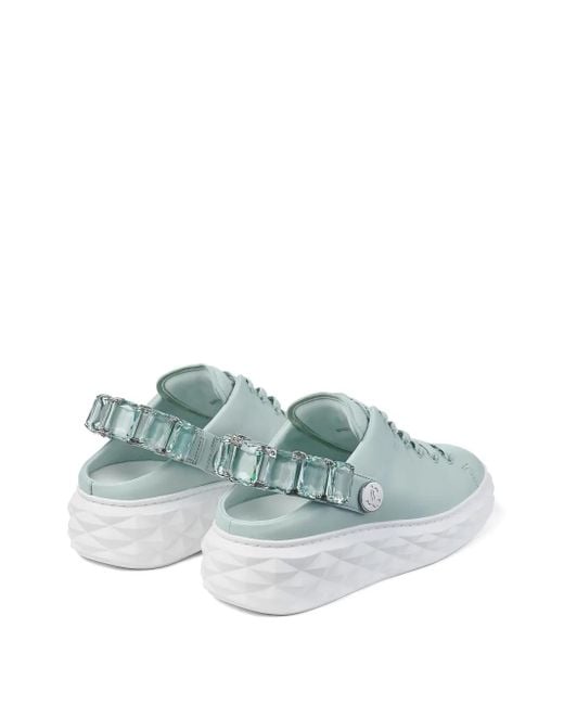 Jimmy Choo Diamond Maxi Sneakers in het Blue