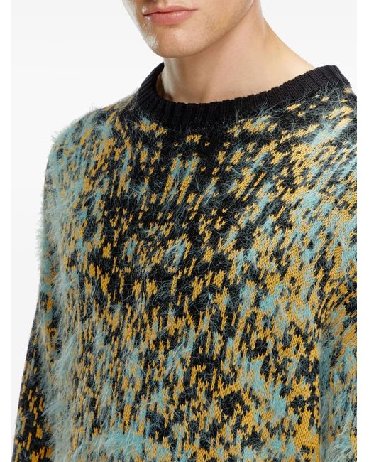 DIESEL Green K-Rain Sweater for men