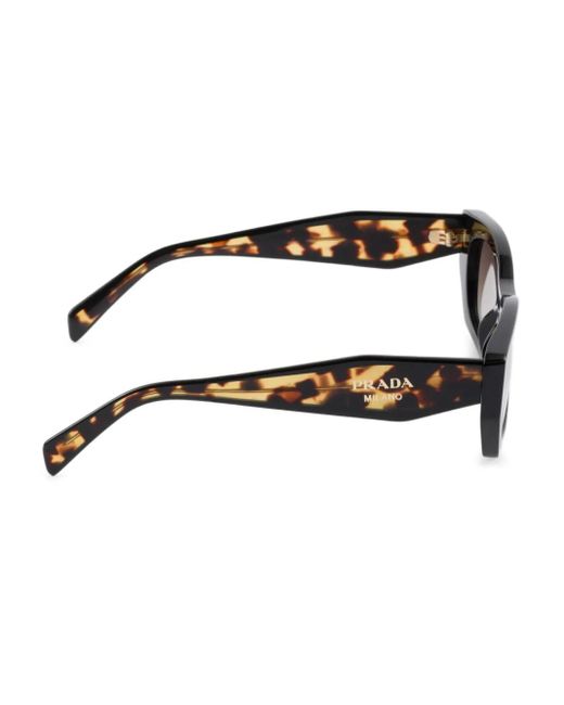 Prada Black Logo-Print Sunglasses