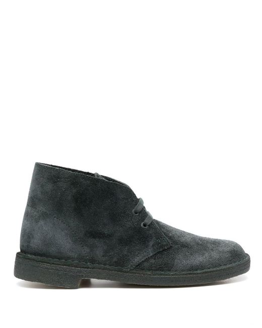 Clarks Suedeleather Desert Boots in Black for Men Lyst UK