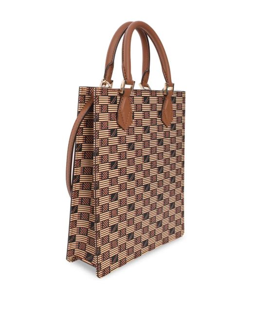 Moreau Brown Monogram-Print Tote Bag