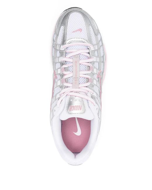 Nike White P-6000 Sneakers
