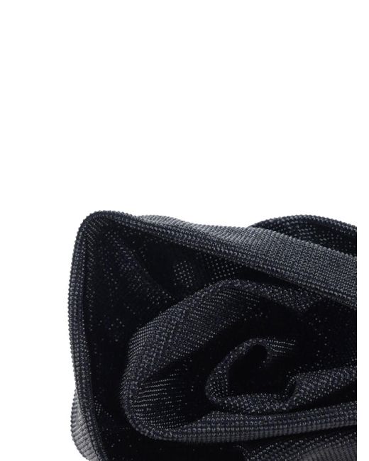 Burberry Black Rose Clutch Bag