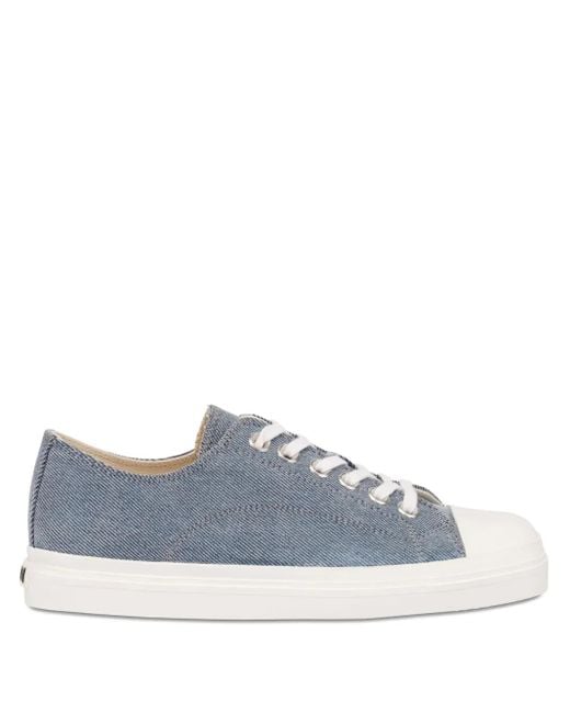 Moschino Blue Denim Sneakers