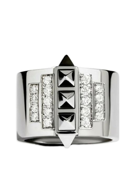 Statement Paris White Silberring mit Diamanten