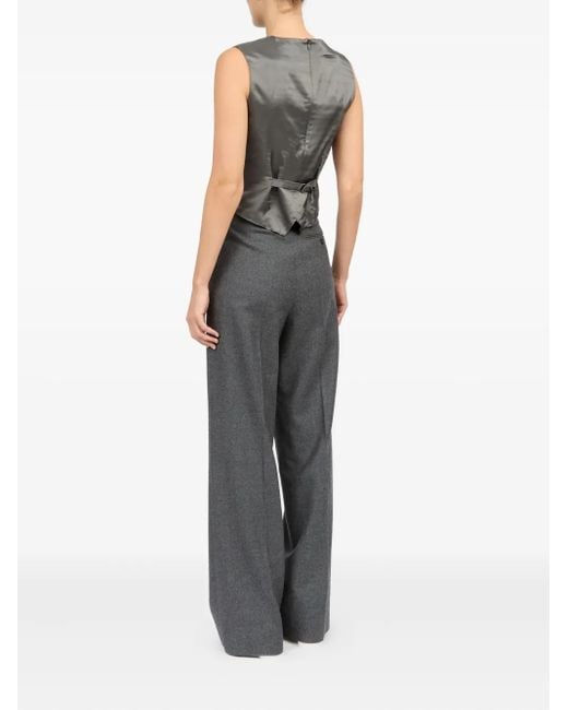 MM6 by Maison Margiela Gray Medium Tailored Trousers