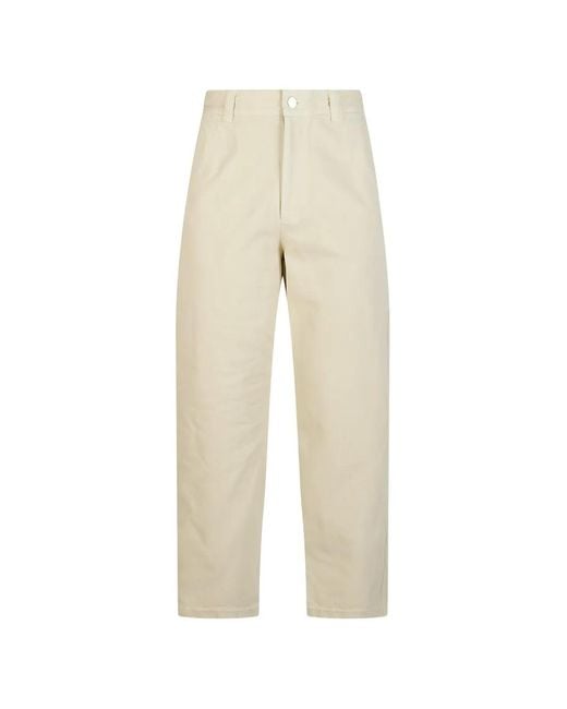 A.P.C. メンズ ナチュラル ベルトループ パンツ
