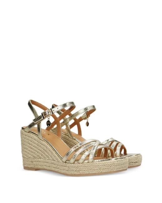 Mexx Natural Strappy Wedge Espadrilles