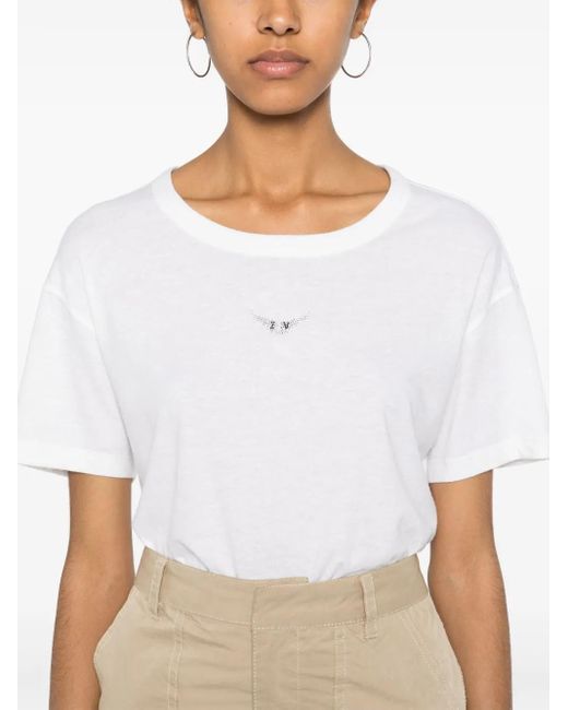 Zadig & Voltaire White Marta T-Shirt