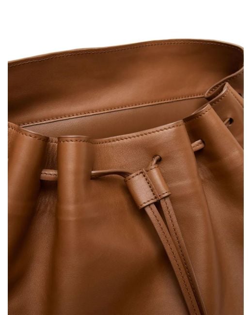 Marsèll Brown Patta Leather Backpack for men