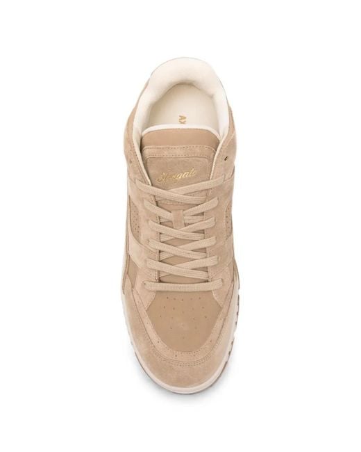 Axel Arigato Natural Areal Panelled Perforated Sneakers for men