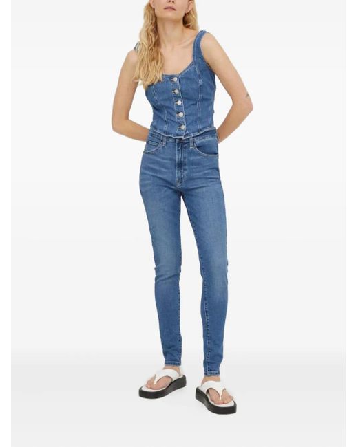 Levi's Blue Retro High Jeans