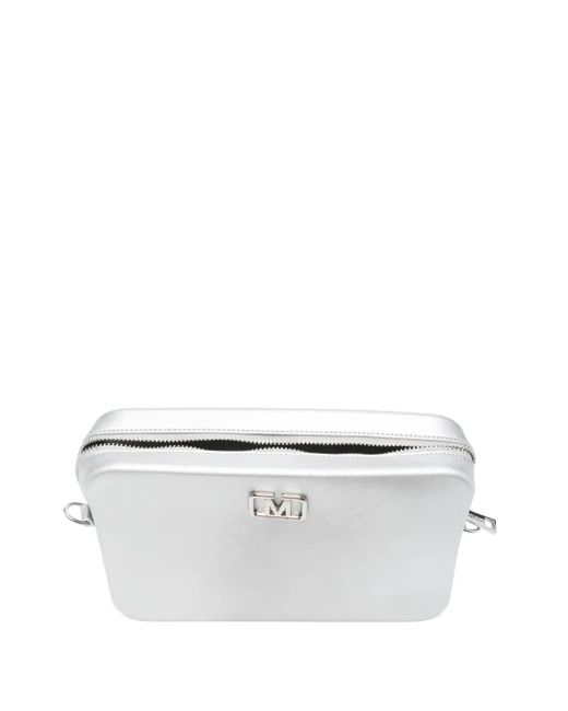 Marc Ellis White Logo-Plaque Cross Body Bag